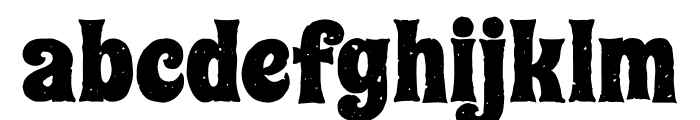 Spooky Spirit Rough Rough Font LOWERCASE