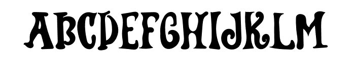 Spooky Squishe Font UPPERCASE