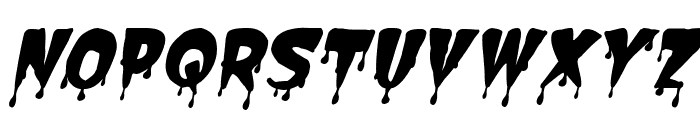 Spooky Stories Italic Font LOWERCASE