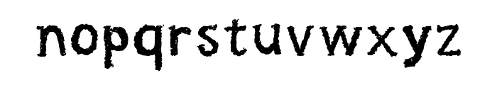 Spooky Strokes Regular Font LOWERCASE