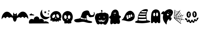 Spooky Sunday Font LOWERCASE