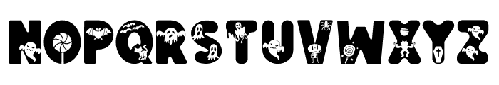 Spooky Town Font UPPERCASE