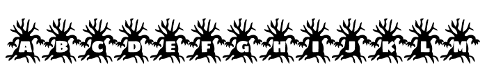 Spooky Tree Font UPPERCASE