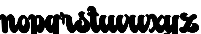 Spooky Vintage Extrude Regular Font LOWERCASE