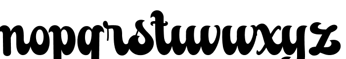 Spooky Vintage Regular Font LOWERCASE