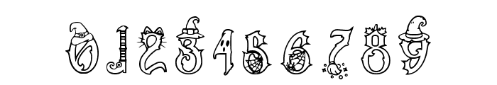 Spooky Witch Regular Font OTHER CHARS