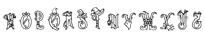 Spooky Witch Regular Font LOWERCASE