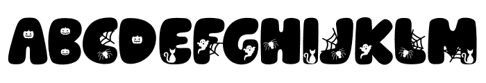 Spooky Witchy Font UPPERCASE