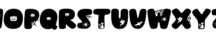 Spooky Witchy Font UPPERCASE