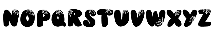 Spooky day Font UPPERCASE