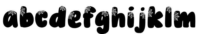 Spooky day Font LOWERCASE