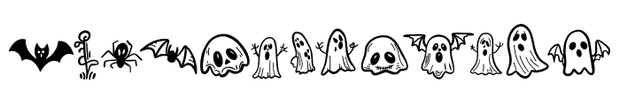 Spooky doodle FONT