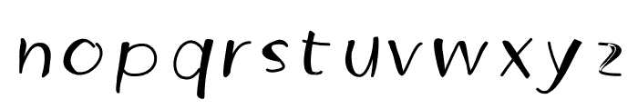 SpookyBabe Font LOWERCASE