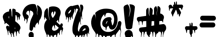 SpookyChristmas Font OTHER CHARS