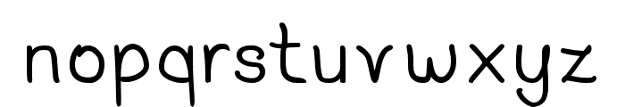 SpookyJourney-Regular Font LOWERCASE