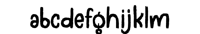 SpookyOctober Font LOWERCASE