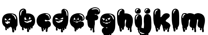 SpookyPixels-Bold Font LOWERCASE