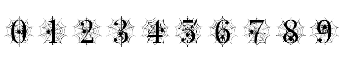 SpookySpider Font OTHER CHARS