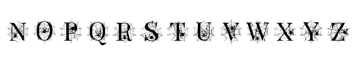 SpookySpider Font UPPERCASE