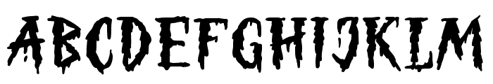 SpookyTrick-Regular Font UPPERCASE