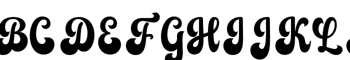 SpookyVintage-Regular Font UPPERCASE