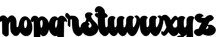 SpookyVintageExtrude-Regular Font LOWERCASE