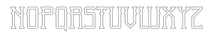 Sport Bar Contour Font UPPERCASE