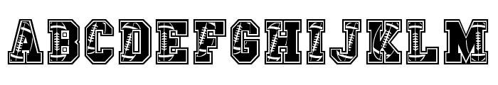 Sport Champs Football Regular Font LOWERCASE