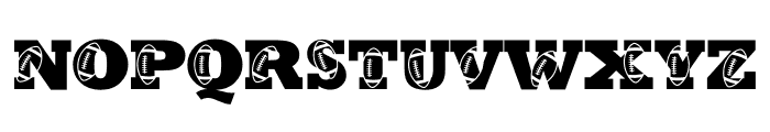 Sport Football Font LOWERCASE