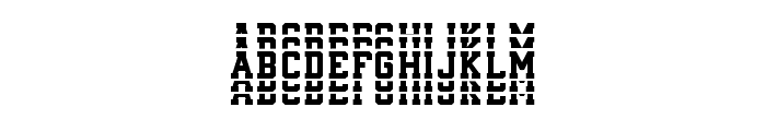 Sport Stacked Regular Font UPPERCASE