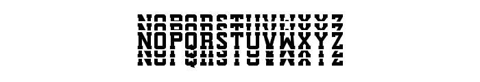 Sport Stacked Regular Font UPPERCASE