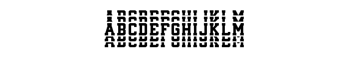 SportStacked-Regular Font UPPERCASE