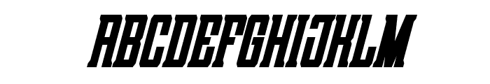 Sportecs-BoldItalic Font UPPERCASE