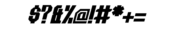 Sportihead-BoldItalic Font OTHER CHARS