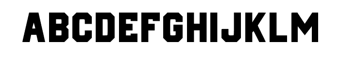 Sports Jersey Style Regular Font UPPERCASE