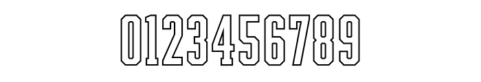 Sports Outline Font OTHER CHARS