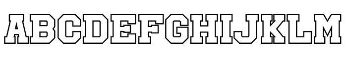 Sports Team Outline FONT