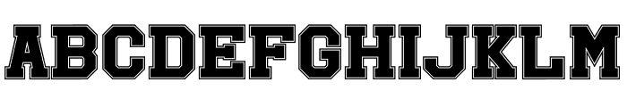 Sports Team Font UPPERCASE