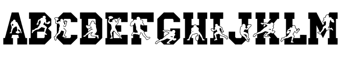 Sporty Football Font LOWERCASE