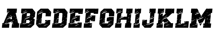 Sporty Grunge Font UPPERCASE