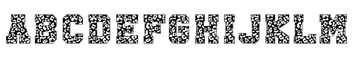 Sporty Leopard Cratf Regular Font LOWERCASE