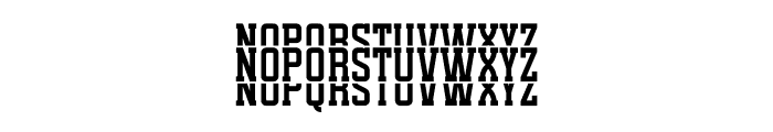 Sporty Stacked Font LOWERCASE