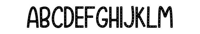 Spotlights Thin Dotty Font Regular Font UPPERCASE