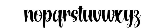 Spring Brillion Font LOWERCASE