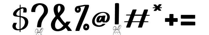 Spring Bunny Font OTHER CHARS