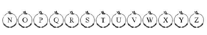Spring Butterflies Font LOWERCASE