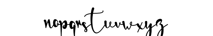 Spring Butterfly Font LOWERCASE