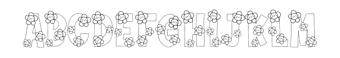 Spring Cute Font LOWERCASE