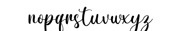 Spring Date Font LOWERCASE