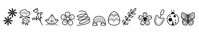Spring Doodle Font LOWERCASE